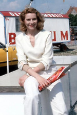 Peggy March zu Besuch im Circus Barum in München Deutschland 1979 4x6 Foto