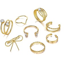 Vintage Damen Ringe Set - 5-21