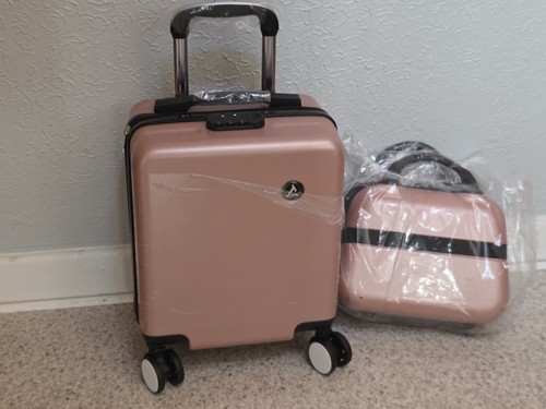Trolley mit beautycase rosa - beautycase,,