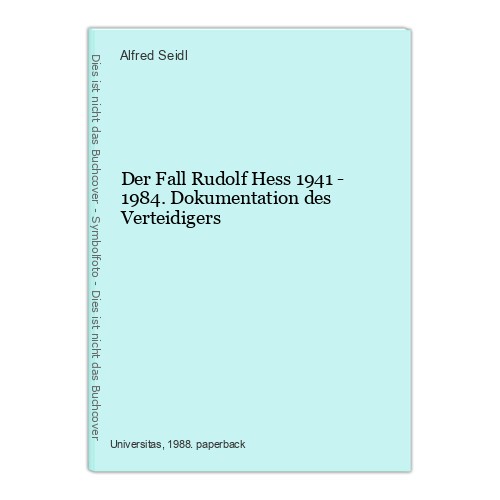 Der fall rudolf hess - fall, 1941