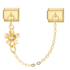 Double Gold Italian Charm fit