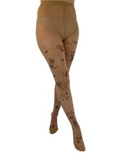 Damen strumpfhose mit motiv - damen,