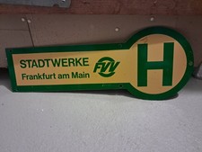Haltestellenschild Frankfurt