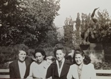 Leipzig zoo 1950 vier junge - leipzig,