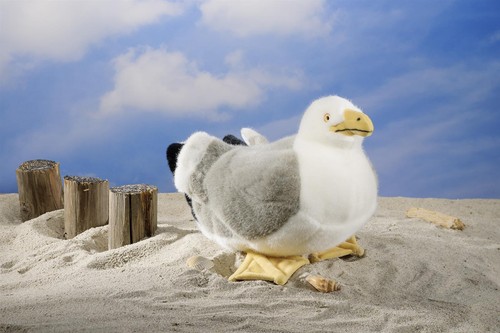 Kösen stofftier möwe sitzend - möwe,