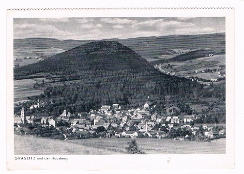 Foto postkarte graslitz - foto, und