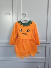 Orangenes Kürbis Tüllkleid