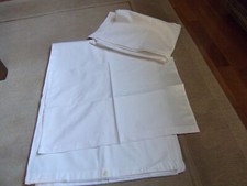 3tlg. Babybettwäsche-Set in weiß-Bezug, Kissen u. Bettlaken 