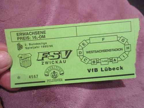 Sammler ticket fsv zwickau - ,