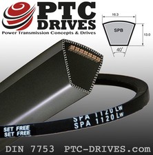 SPB 1800 (1800 mm Lw) Schmalkeilriemen nach DIN7753