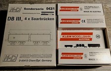 M+D Sonderserie 043/1 Klein Modellbahn HO, 4x Saarbrücken DB ,  OVP 
