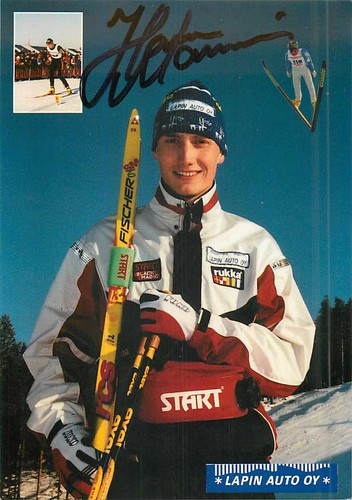 Autogrammkarte skisprung star - autogrammkarte, skisprung-star