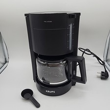 Krups F30908 ProAroma Filterkaffeemaschine mit Glaskanne, 1,25L Füllmenge, 10-15