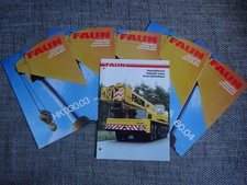 6x Faun Hydraulik Kran Crane