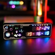 Cyberpunk rgb nixie tube clock - nixie,