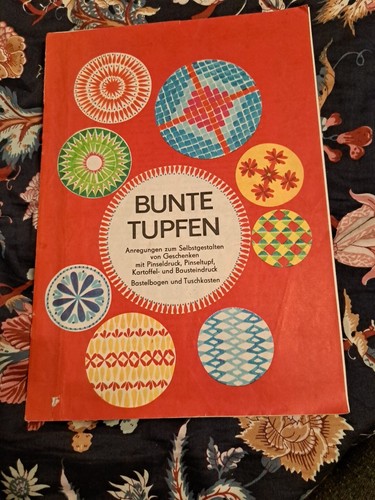 Ddr bastelbogen bunte tupfen - -,