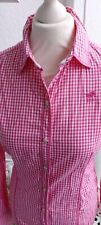 POLO SYLT Hübsche Karo Bluse Gr.S 36 rosa weiß tailliert wNEU 
