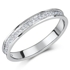 Platin Diamant Ewigkeitsring