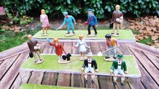 PREISER 1:22,5 LGB Spur G 10x Figuren Reisende Arbeiter Bahnangestellte --TOP--