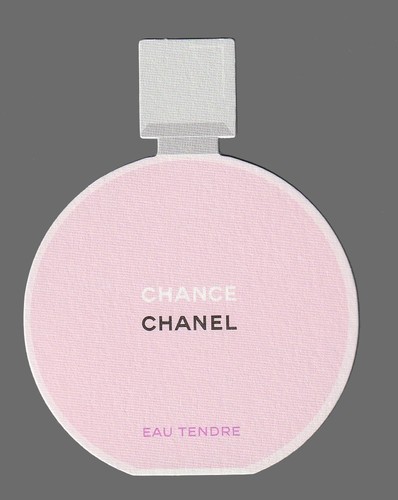 Werbekarte chance eau tendre - chance,