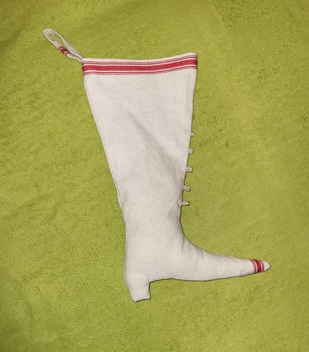 Deko stiefel leinen - deko., stiefel.