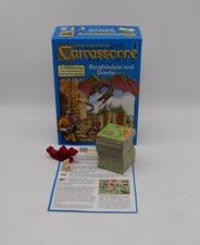 Carcassonne Burgfräulein und Drache Hans im Glück Familienspiel altes Layout