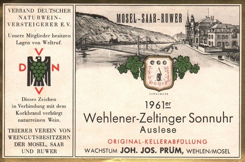 Vintage german wine label - vintage,