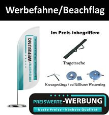 Werbefahne/Werbeflagge Hoehe