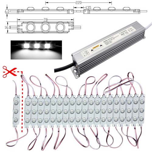 10x 100x led module 6500k - module,