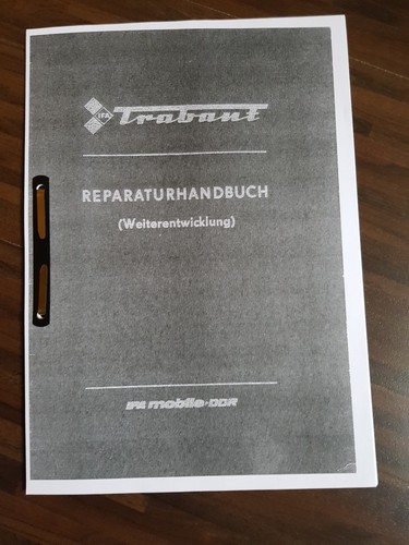 Reperaturhandbuch trabant 601 - ,