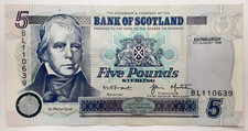 1998 Issue Bank of Scotland 5