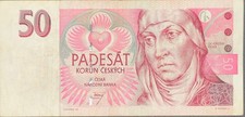 Tschechien Banknote 50 Krone