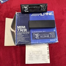 Alpine MDM-7741R MD Mini Disc Player Autoradio