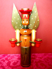 echt Erzgebirge KWO, XL Lichterhalter Engel 50 cm, alt + top in OVP