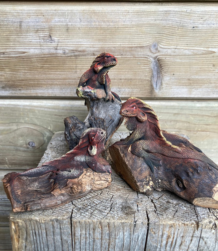 Stück figur leguan eidechse - 3,