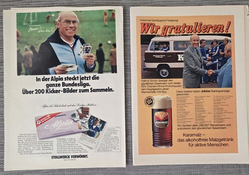 Fußball werbebilder 70er - fußball,
