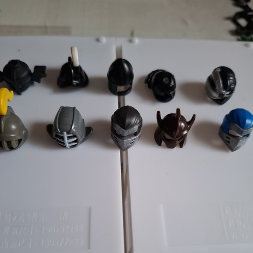 Lego 10x helme ritter usw - usw, für