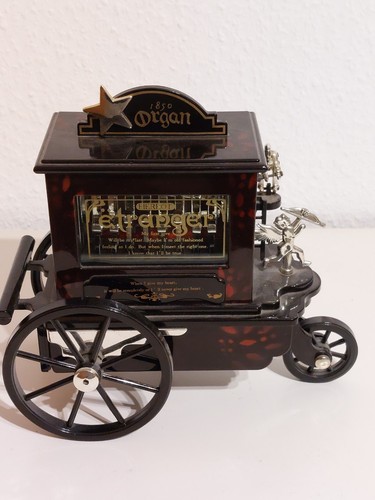 Vintage spieldose drehorgel - spieldose,
