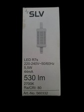 R7s LED 78mm SLV 530 Lm