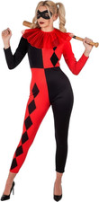 Damen Harlekin Kostüm