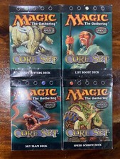 4 x Themendeck 8th Edition Magic the Gathering - Speed Scorch, Heavy Hitters...