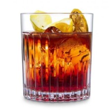 Campari Becher mit Schliff  Kunststoff 4 x Whisky Gin Negroni Mocktail Outdoor