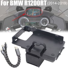 Motorrad USB Ladegerät Handy Navi Halter Halterung für BMW R1200RT R1250RT 14-19