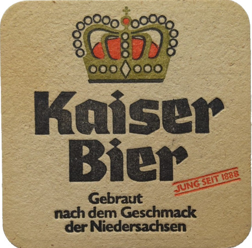 Alter bierdeckel kaiser - alter,