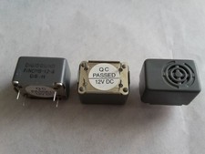 NoName, 5 Stück Piezo-Summer, 12V, 22x16mm, Höhe: 15mm, print, unbenutzt