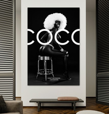 ✅ WANDBILD LUXUS COCO FRAU