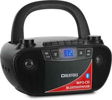 Kompakter CD-Radiorecorder ideal für Kinder mit Bluetooth, Kassette und USB