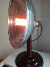 * ALTER DDR HACKEL   TISCHSTRAHLER UMGESTALTET ZUR TISCHLAMPE * LOFT STIL *