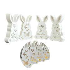 Deko Hase mit LED Licht Herz