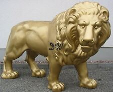 LÖWE lebensgroß gold EVENT Deko Garten Tier Figur WILDTIERE AFRIKA Zoo Zirkus